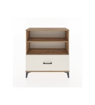 Arges Şifonyer 2 Raflı Tek Çekmeceli 88x30x96 Çam-Aytaşı