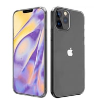 Apple iPhone 12 Pro Max 6.7'' 2.0 MM Korumalı Silikon Kılıf Şeffaf
