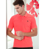T8561 DEWBERRY ERKEK TSHIRT-AÇIK NAR