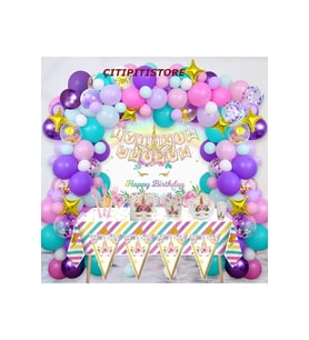 Çıtıpıtıstore Unicorn Lüks Doğum Günü Seti 8 Kişilik
