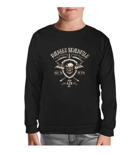 Avenged Sevenfold - Hail Logo Siyah Çocuk Sweatshirt
