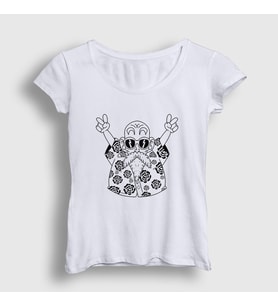 Presmono Kadın Beyaz Roshi Anime Dragon Ball T-Shirt 236971tt