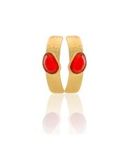 Kadir Jewellery 22 Ayar Altın Kaplama Vintage Küpe -El İşçiliği Ve Hipoalerjenik Küpe