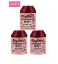 3 Adet Altınbaşak Oya ve Dantel İpi 20 gr - Royaleks - No: 790