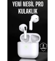 Beyaz Yeni Nesil Pro Bluetooth Kulaklık Yüksek Ses Kaliteli ANC Özelliği