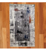 Soyut Motifli 200 x 300 Bambu Yün Halı