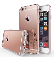 Ringke Mirror Fusion iPhone 6s/ 6 ile Uyumlu Aynalı Kılıf Rose Gold