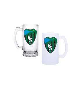 Ghostbastır Design Kocaelispor Kulplu Bira Bardağı Buzlu veya Şeffaf Seçenekli 0142