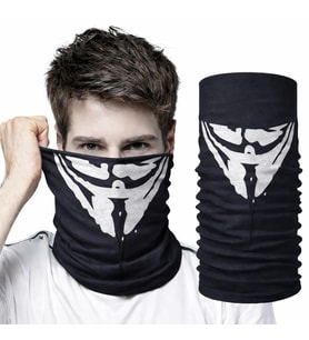 Vendetta Maskesi Desenli Baf Bandana – Çok Amaçlı Yüz Boyunluk Bandana 4 No (5365)
