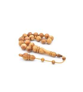 Usta İşi Sistemli Sığırcık Kesim Zeytin Ağacı Efe Maskot Tesbih