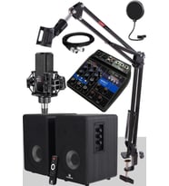 Midex İmpressive Paket-1 Stüdyo Ekipmanları Kayıt Seti (Monitör Mikrofon Mikser)