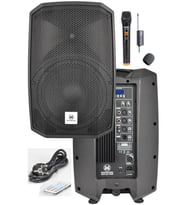 Maxword Maxi-12A-MİC Taşınabilir Aktif Kabin Hoparlör 12 İnç 1200 Watt Bluetooth Usb Kablosuz Mikrofon