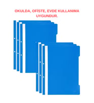 Telli Dosya 50’li Mavi  Evrak ve Doküman Düzenleme Dosyası