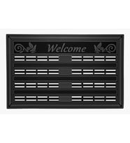 M&H Quality Welcome(Hoşgeldiniz ) Yazlı Kapı Önü Paspası (Siyah)