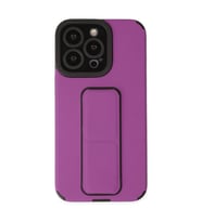 iPhone 14 Pro Kılıf Mega Standlı Silikon - Mor