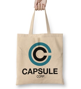 Corp Desig Capsule Corp Bulma Dbz Anime Bez Çanta Uzun Saplı