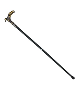 Köpek Başlı Baston - Sterling - 88 cm