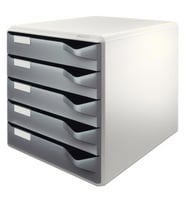 Leitz 5280 5 Çek.Evrak Rafı Gri
