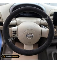 Nissan Note E11 Dikme Direksiyon Kılıfı Alcantara Süet Monza Black Tekna-Solu Tuşlu 2006-2013