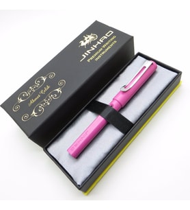 Jinhao Pastel Pembe Dolma Kalem  İsme Özel Kalem