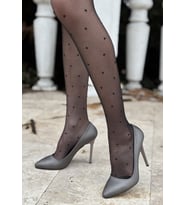 Hillar Platin Saten Stiletto Ayakkabı