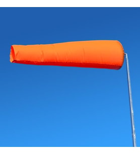 Rüzgar Çorabı-Windsock-Tulumu / Turuncu  Çap 25 cm Uzunluk 20x40x200