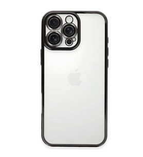 Apple iPhone 16 Pro Kılıf Razer Lensli Silikon - Siyah