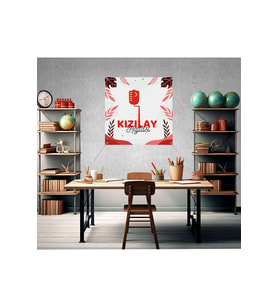 Kızılay Haftası Fotoğraf Panosu Branda 100x100