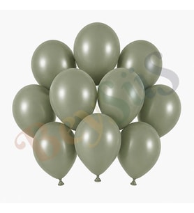 Ada Çayı Renk Lateks Retro Balon (13 cm) - 10 Adet