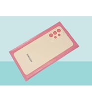 Tkgz - Samsung Galaxy A33 Arka Kapak Batarya Kapağı - PEMBE
