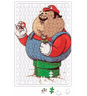 Mario Bros Branca Puzzle 240 Parça Yapboz