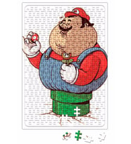 Mario Bros Branca Puzzle 240 Parça Yapboz