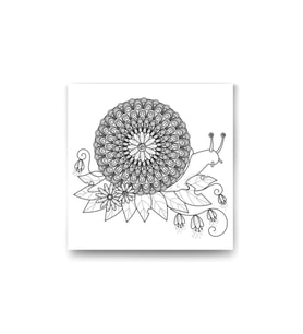 DBSanatevi Mandala Salyangoz Tablo 70 X 70 cm