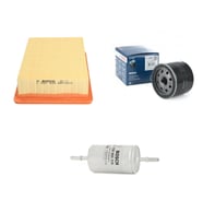 Bosch Filtre Bakım Seti Alfa Romeo 145 146 1.6 Benzinli 120 Beygir AR 38201 AR 67601 Hava + Yağ f. + Yakıt Filtre Bosch