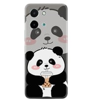Vivo Y28 Kılıf Boutique Baskılı Resimli Milkshake Panda Pcode -058
