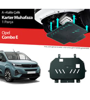 Opel Combo E Çelik Karter Muhafaza Koruma 2023 2024 2025 