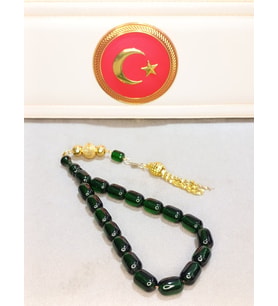 ATEŞ KEHRİBAR TESBİH BİLEK EFE BOY USTA YAPIMI