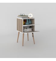 Kenzlife komodin kilitli sakura crd 74*39*39 komidin ahşap ayaklı kitaplık ayakkabılık kapaklı arkalıklı (Karışık)