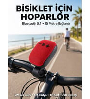 Mey İthalat® Taşınabilir Bluetooth Hoparlör Suya Dayanıklı Kumaş Kaplama