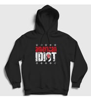 Presmono Unisex Siyah American Idiot V3 Green Day Kapüşonlu Sweatshirt 55342tt