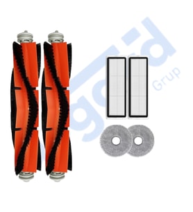 Dreame L10 S PRO, L10S PRO GEN 2, L10S PLUS Uyumlu 2 Ana Fırça 2 Filtre 2 Mop PKT-iasgf0000289