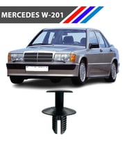 Mercedes W201 190 Class Davlumbaz Klipsi 50 Adetli Paket