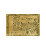 Game Of Thrones Tasarımlı Ahşap Poster