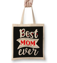Best Mom Ever Gifts Anneler Günü 03 Bez Çanta Uzun Saplı