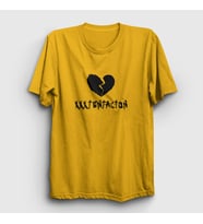 Presmono Unisex Sarı Broken Heart XXXTentacion T-Shirt 47247tt (Sarı)