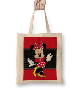 Minnie Mouse 06 Bez Çanta Uzun Saplı