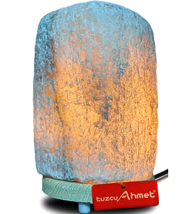 Doğal Kaya Tuzu Lambası 4-5 Kg, Sağlıklı ve Dekoratif Aydınlatma (Krem)