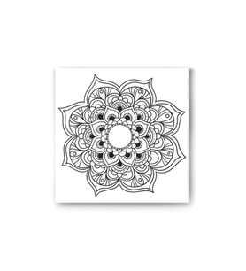 DBSanatevi Mandala Çiçek Tablo 60 X 60 Cm