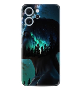Oppo Reno 14F Kılıf Boutique Baskılı Resimli Woman in Tree Pcode -004