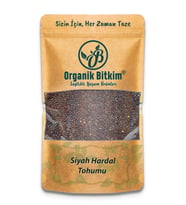 Organik Bitkim Tane Siyah Hardal Tohumu 1000 gr